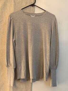 Caslon Heather Gray Knit Top